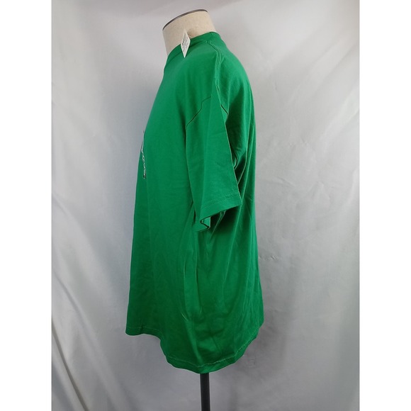 NWT Champs Sports T Shirt Men's Size XL Green Short Sleeve Cotton Shirt - Picture 3 of 8